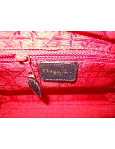 SAC LADY DIOR CUIR NOIR