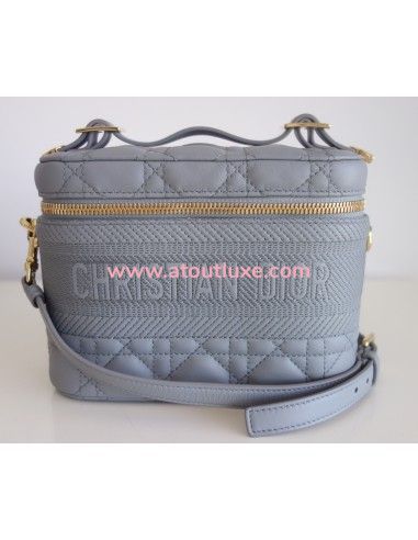 Vanity Diortravel cuir gris