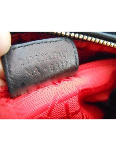 SAC LADY DIOR CUIR NOIR