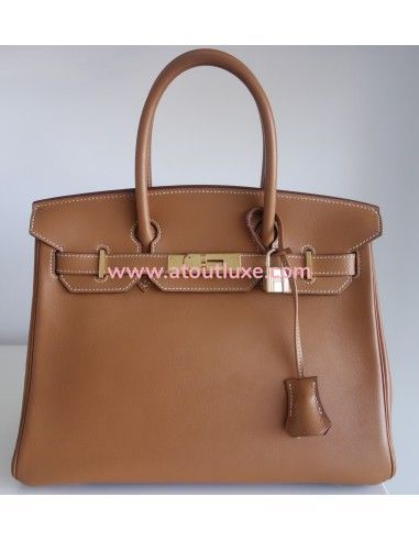 Sac Hermes Birkin 30 gold