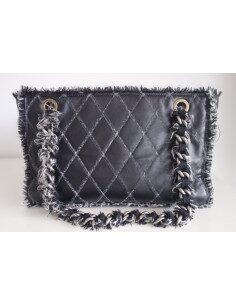 Sac Chanel shopping noir 2