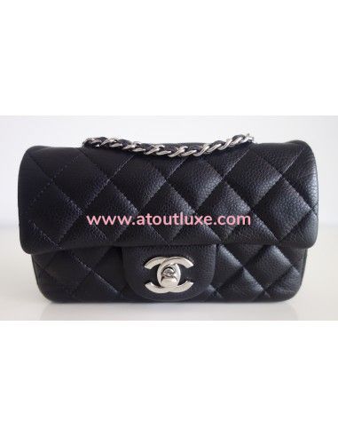 Sac Chanel mini classique caviar noir