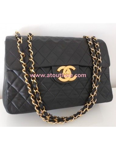 SAC CHANEL TIMELESS JUMBO NOIR 