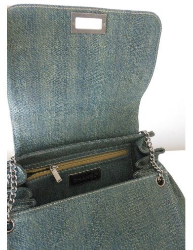 SAC CHANEL 2.55 CUIR ET JEAN
