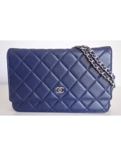 Wallet on chain Chanel bleu