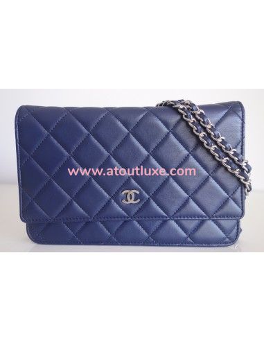 Wallet on chain Chanel bleu