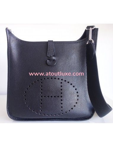 Sac Hermes Evelyne noir PM