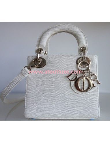 Sac Lady Dior lézard petit modèle