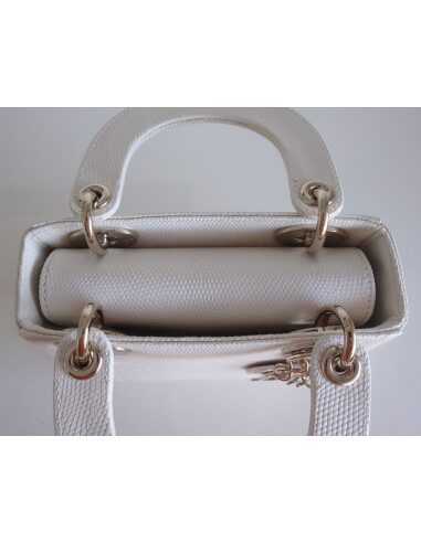 Sac Lady Dior lézard mini modèle