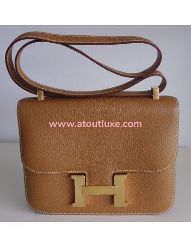 Sac Hermes Constance gold 23