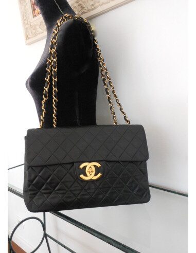 SAC CHANEL TIMELESS JUMBO NOIR 