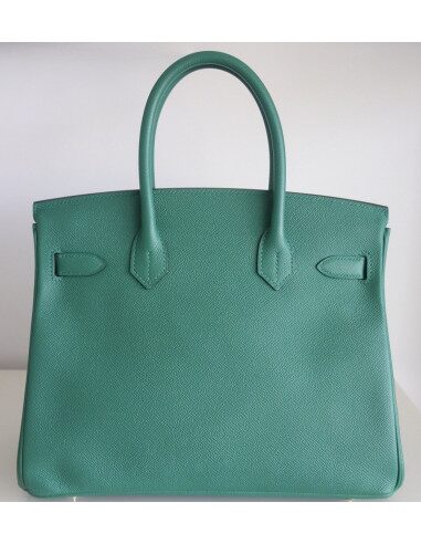 Sac Hermes Birkin 30 vert vertigo