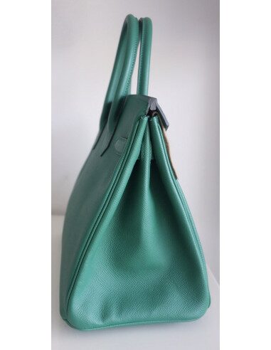 Sac Hermes Birkin 30 vert vertigo