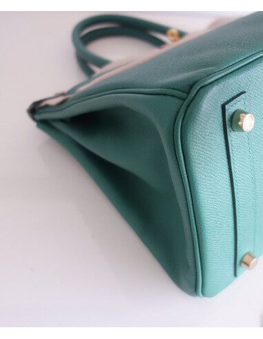 Sac Hermes Birkin 30 vert vertigo