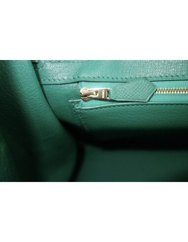 Sac Hermes Birkin 30 vert vertigo