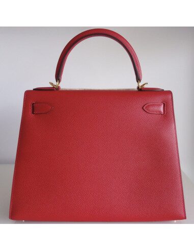 Sac Hermes Kelly 28 rouge casaque