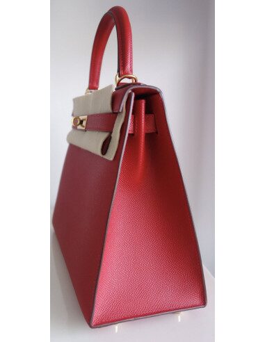 Sac Hermes Kelly 28 rouge casaque