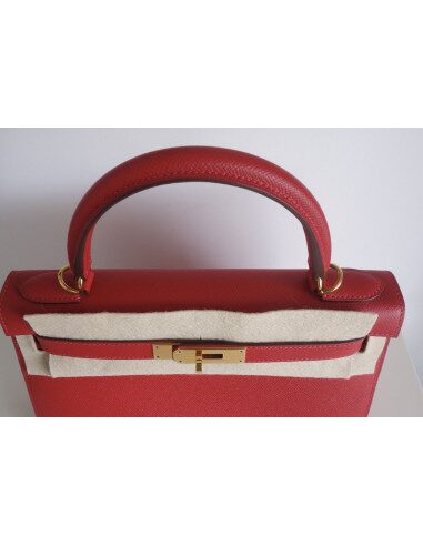Sac Hermes Kelly 28 rouge casaque