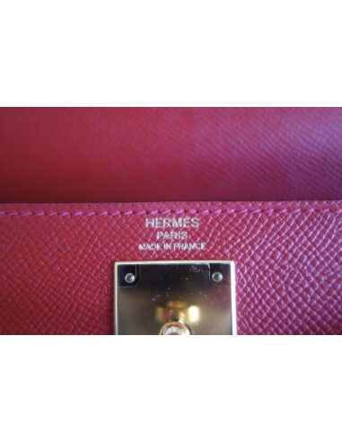 Sac Hermes Kelly 28 rouge casaque