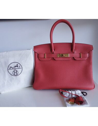 Sac Hermes Birkin 30 rose Jaipur