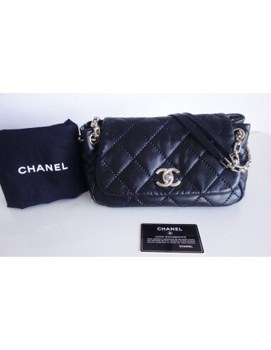 Sac Chanel noir à rabat
