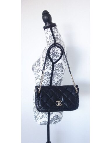 Sac Chanel noir à rabat