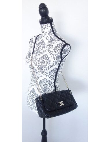 Sac Chanel noir à rabat