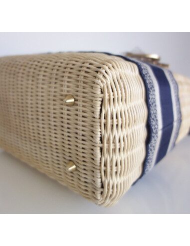 Sac Lady Dior rotin médium
