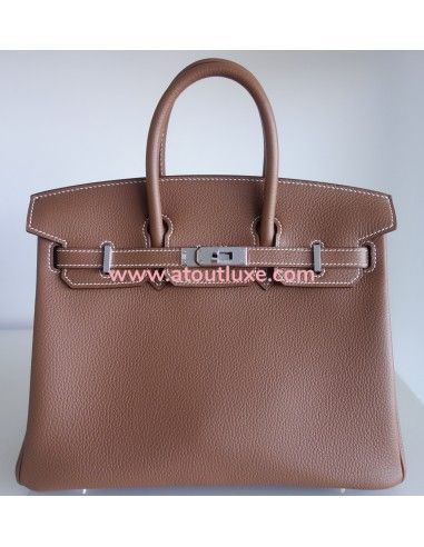 Sac Hermes Birkin 25 Togo gold