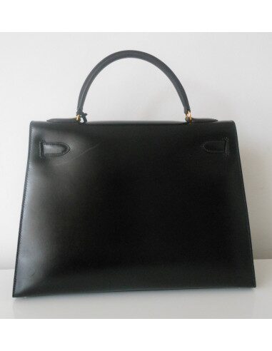 SAC HERMES KELLY BOX NOIR 