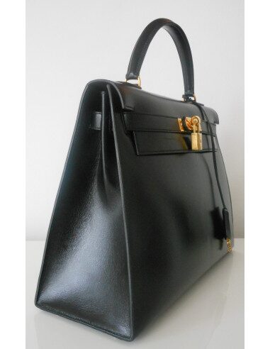 SAC HERMES KELLY BOX NOIR 