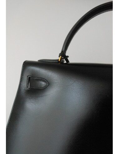 SAC HERMES KELLY BOX NOIR 