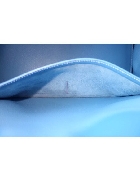 Sac Hermes Birkin 35 bleu Jean