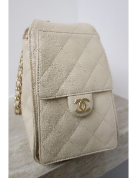 Sac Chanel 25 beige