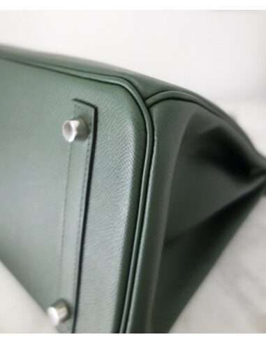 Sac Hermes Birkin 30 vert anglais