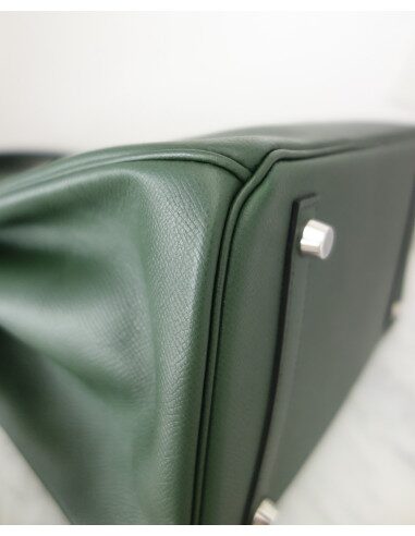 Sac Hermes Birkin 30 vert anglais