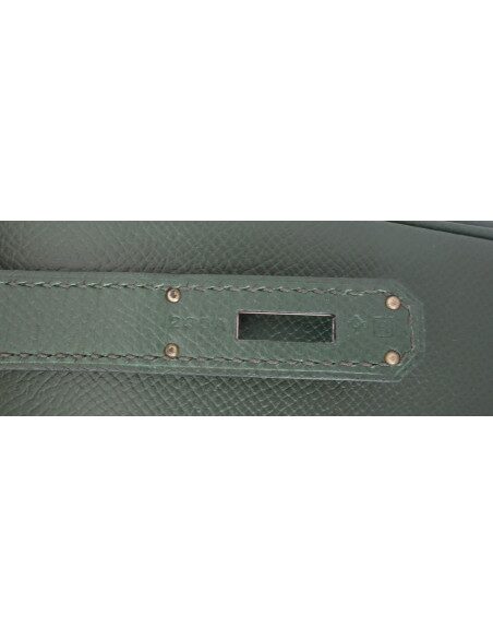 Sac Hermes Birkin 30 vert anglais