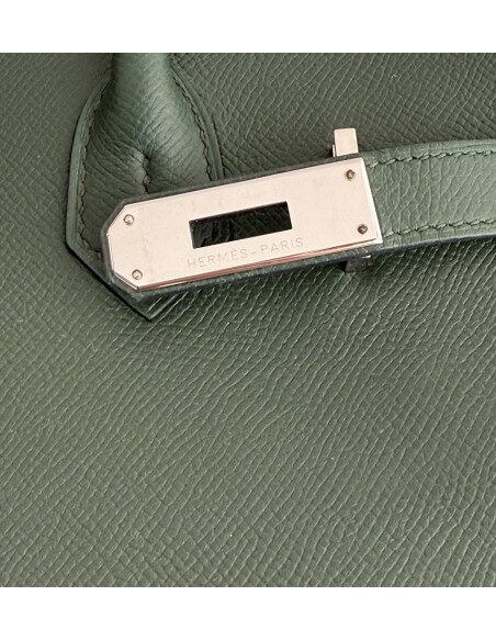 Sac Hermes Birkin 30 vert anglais