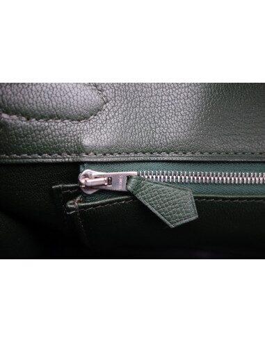 Sac Hermes Birkin 30 vert anglais