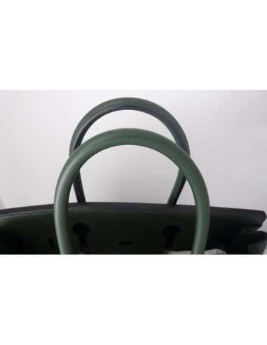 Sac Hermes Birkin 30 vert anglais