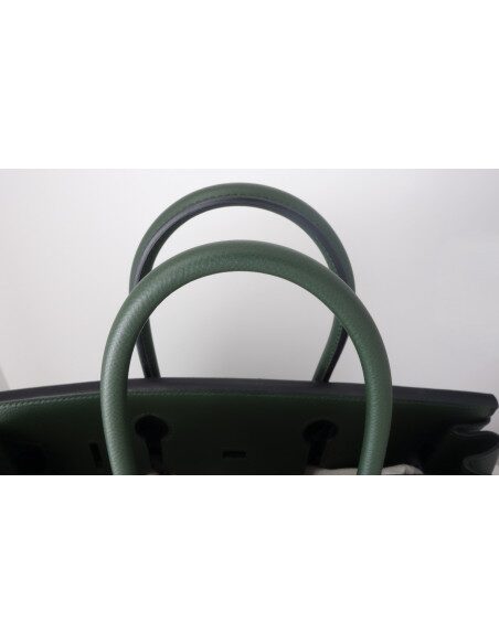 Sac Hermes Birkin 30 vert anglais