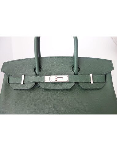 Sac Hermes Birkin 30 vert anglais