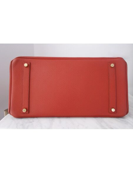 Sac Hermes Birkin 35 rouge