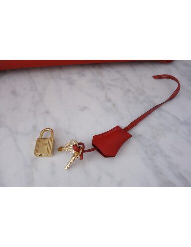 Sac Hermes Birkin 35 rouge