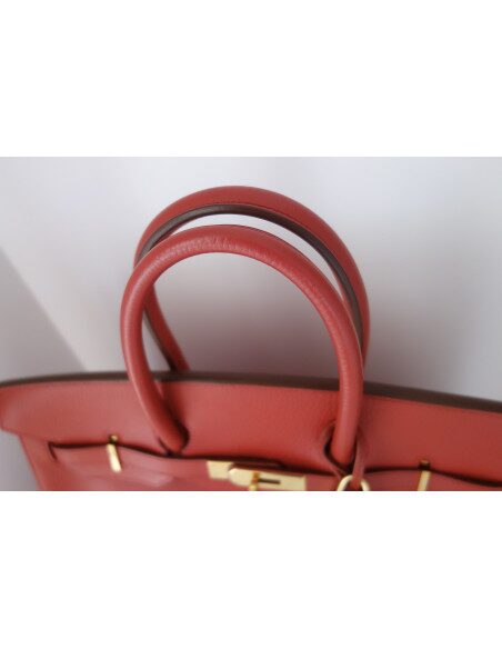 Sac Hermes Birkin 35 rouge