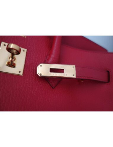 Sac Hermes Birkin 35 rouge
