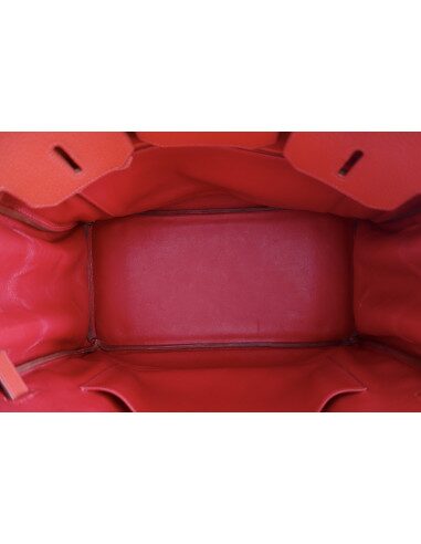 Sac Hermes Birkin 35 rouge