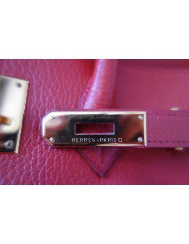 Sac Hermes Birkin 35 rouge