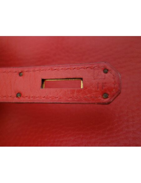 Sac Hermes Birkin 35 rouge