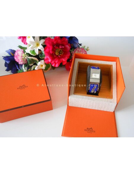 MONTRE BRACELET HERMES LOQUET THEME CHEVAUX